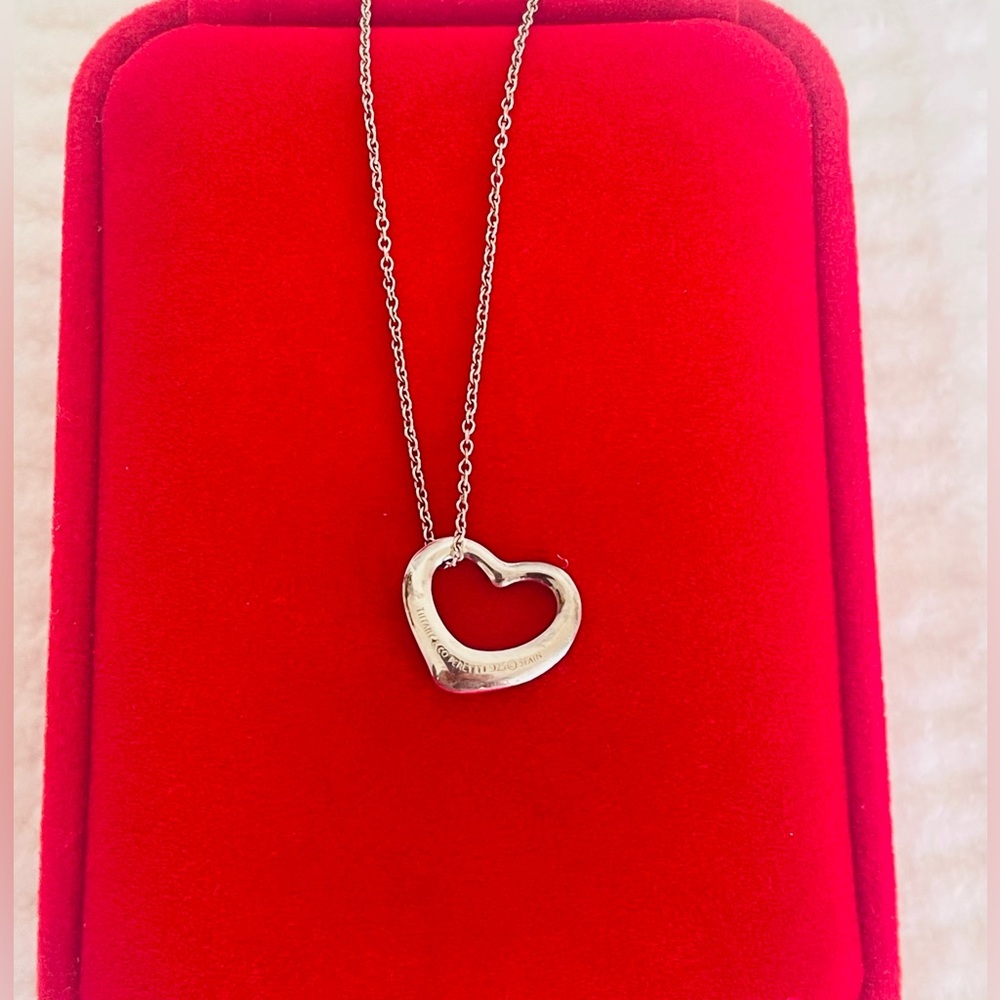 Tiffany & Co. Silver Heart Necklace